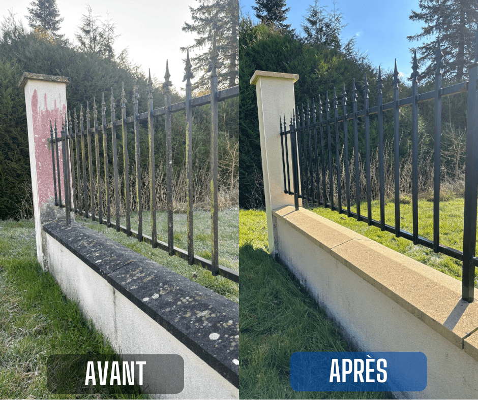 Nettoyage d'une porte fênetre
